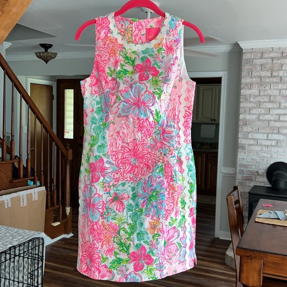 NWT Lilly Pulitzer Mila Stretch Shift Dress Multi Paradise Found Sz 4 - Picture 1 of 13